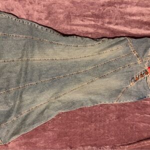 Blue Asphalt 90’s/80’s low calf length skirt in good condition